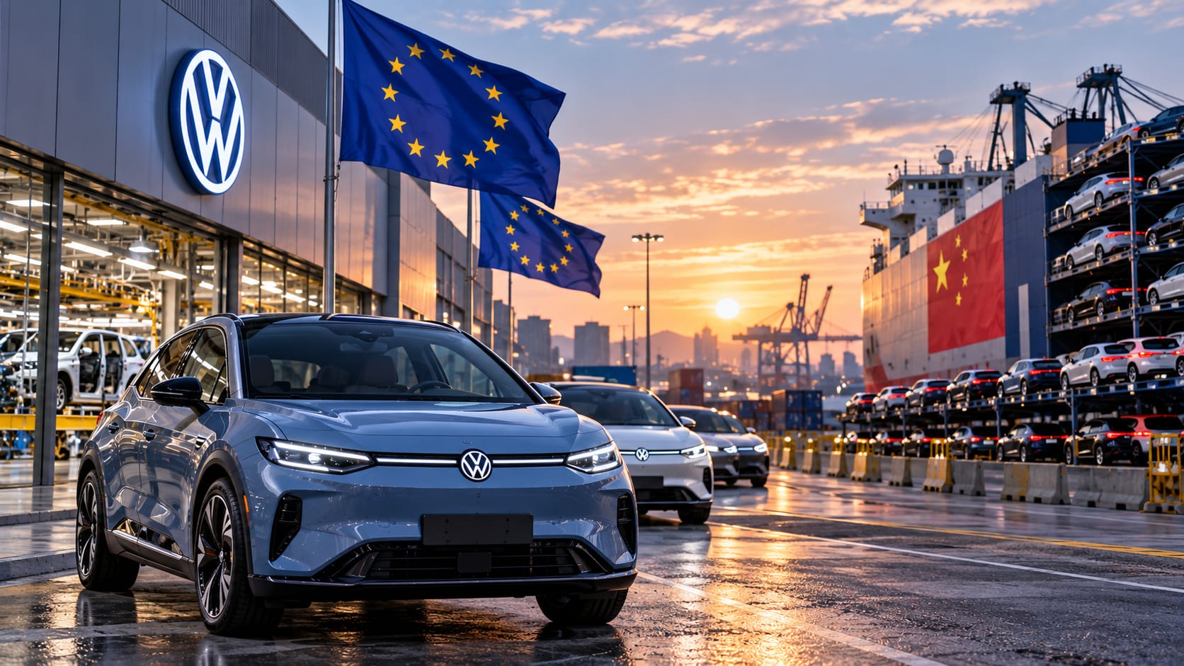 Volkswagen warnt vor wachsendem Druck auf Europas Automobilindustrie