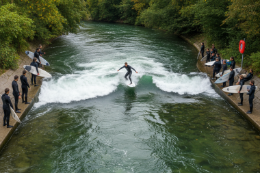 Das Ende einer Legende? – Die Eisbachwelle in München steht still